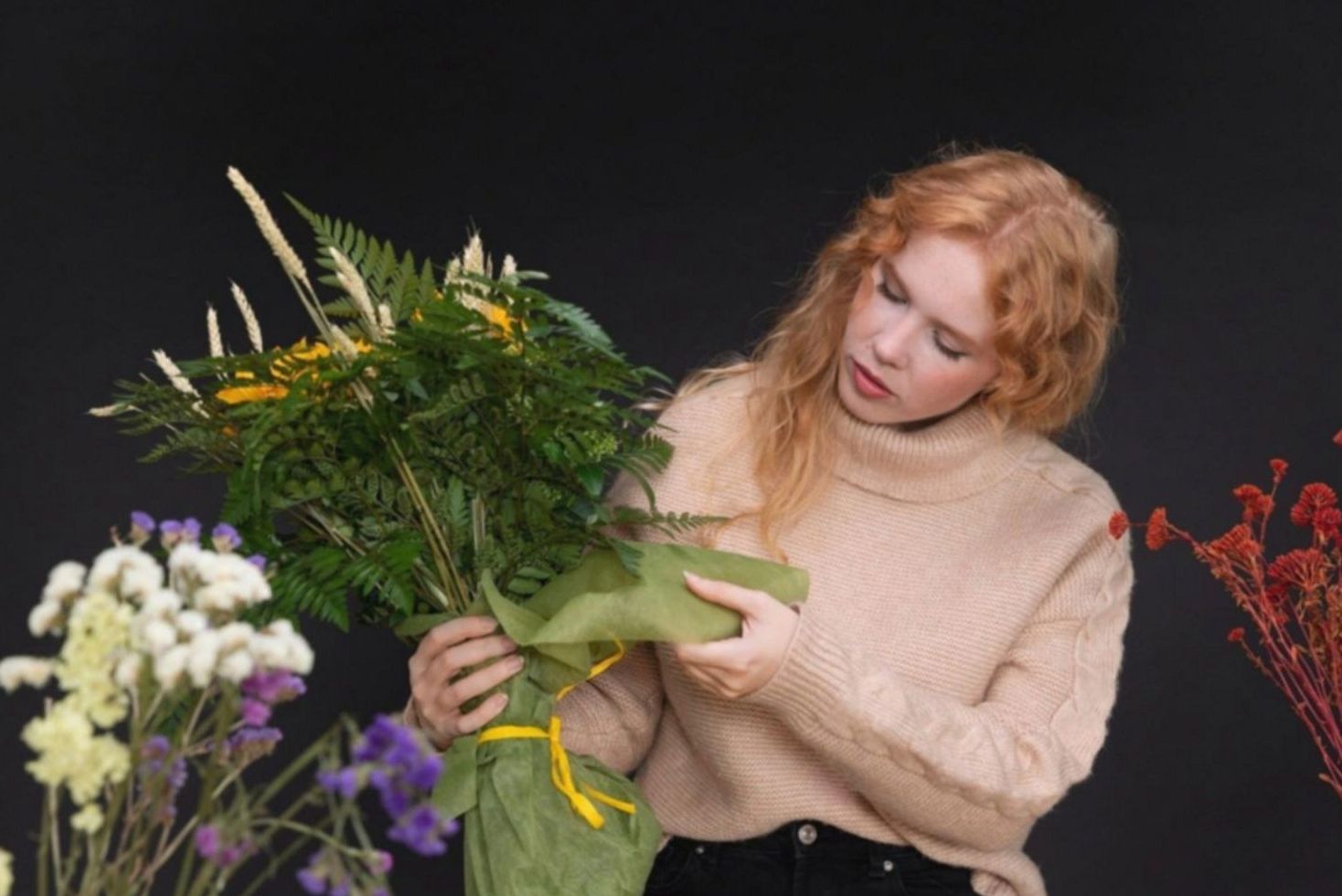 Exemple de design floral intérieur appliqué